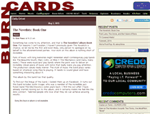 Tablet Screenshot of burncards.com